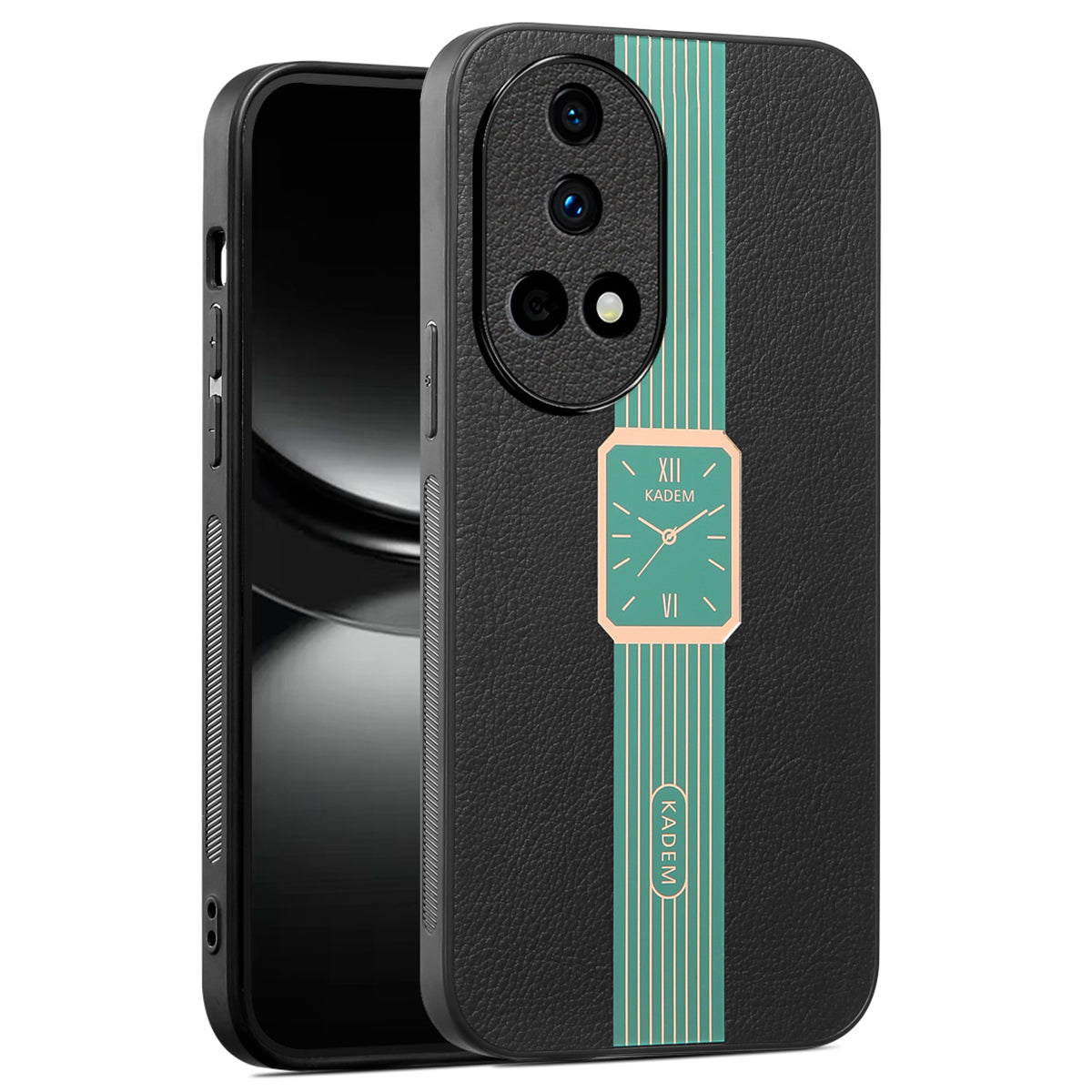 KADEM For Huawei nova 12 5G Case PU+TPU+Acrylic Electroplated Smartphone Cover KADEM For Huawei nova 12 5G Case PU+TPU+Acrylic Electroplated Smartphone Cover